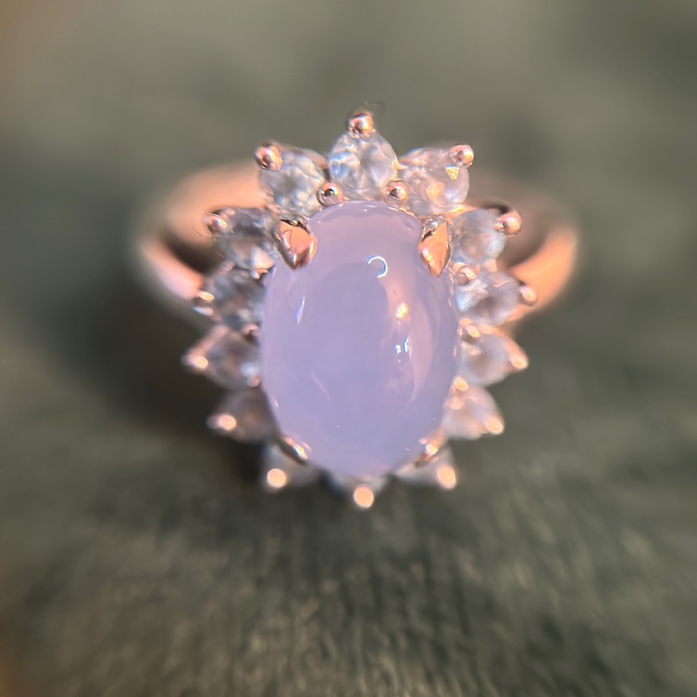 925 sterling silver chalecedony ring gemstones